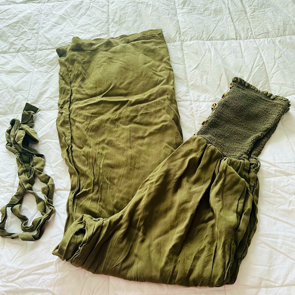 Strapless jumpsuits